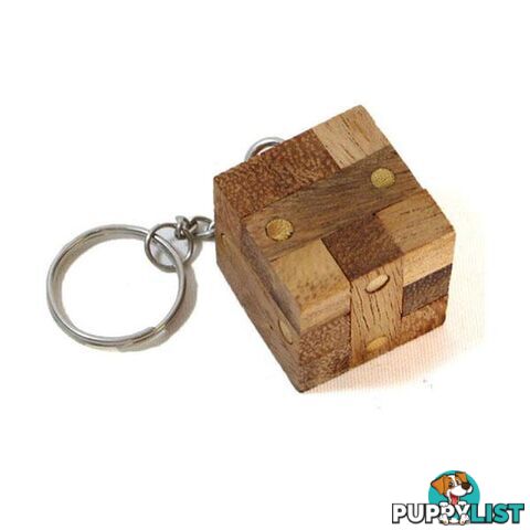 Locking Puzzle Keychain - Mango Trees - 7427046188593