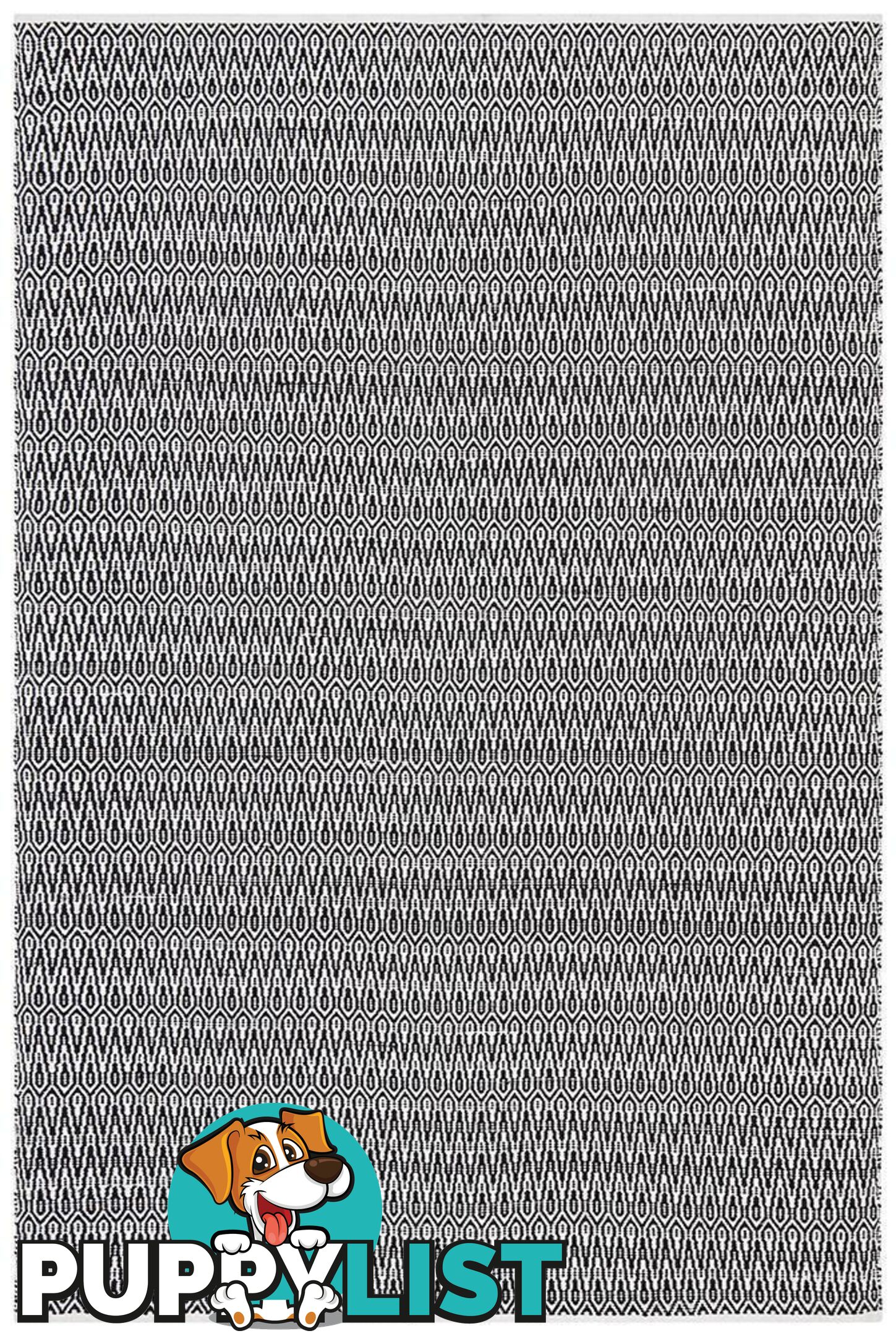 Spirit Austin Textured Modern Black White Rug - Unbranded - 9375321835121