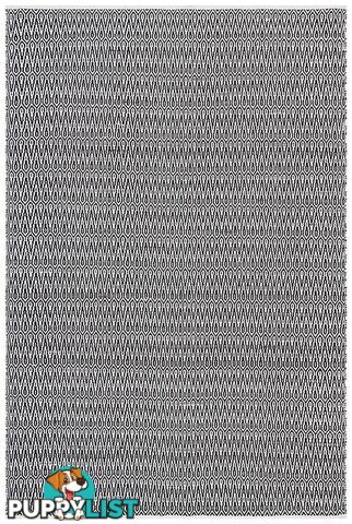 Spirit Austin Textured Modern Black White Rug - Unbranded - 9375321835121