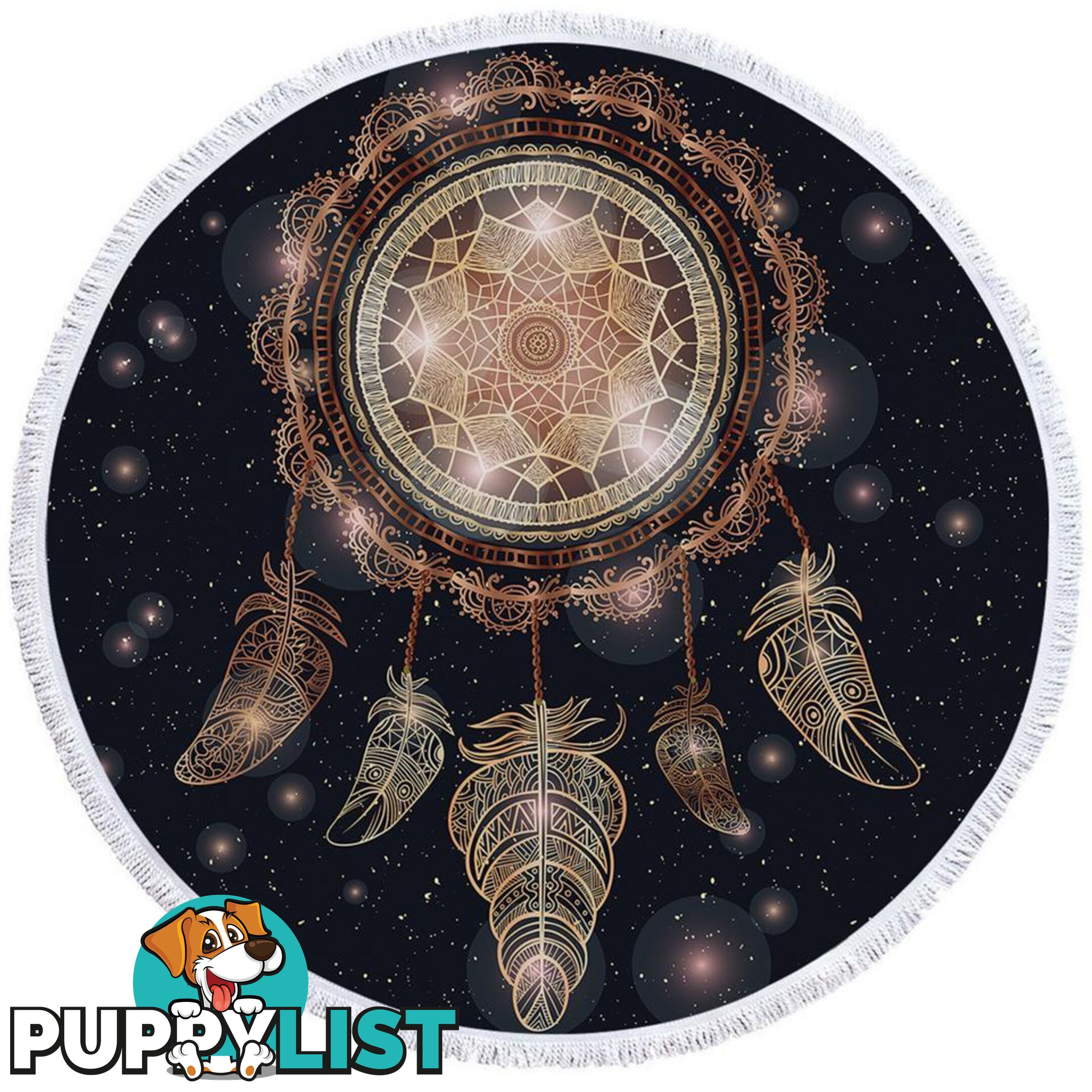 Fancy Dream Catcher Beach Towel - Towel - 7427046327411