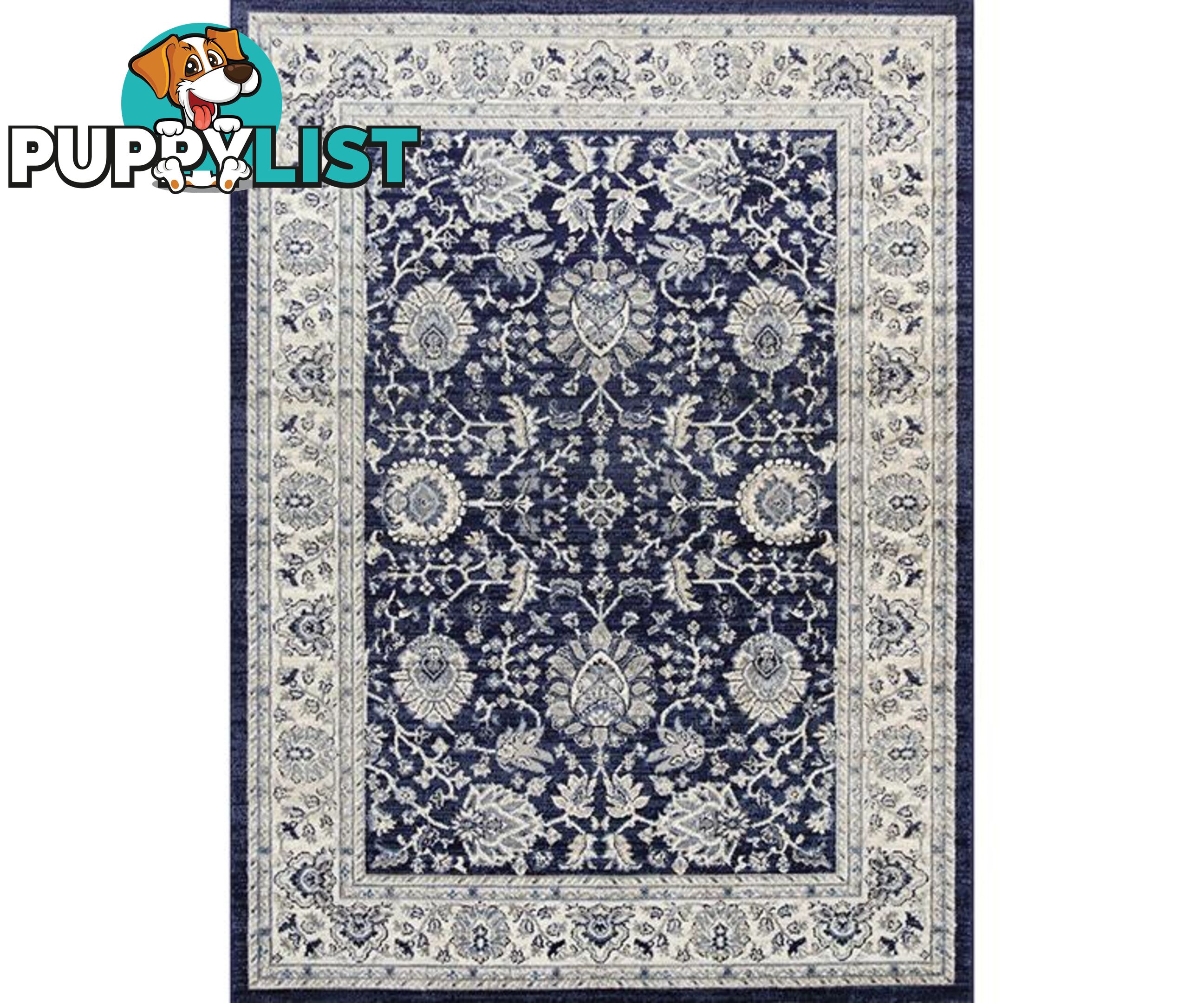 Old World Ziegler Navy Rug - Unbranded - 9476062046910