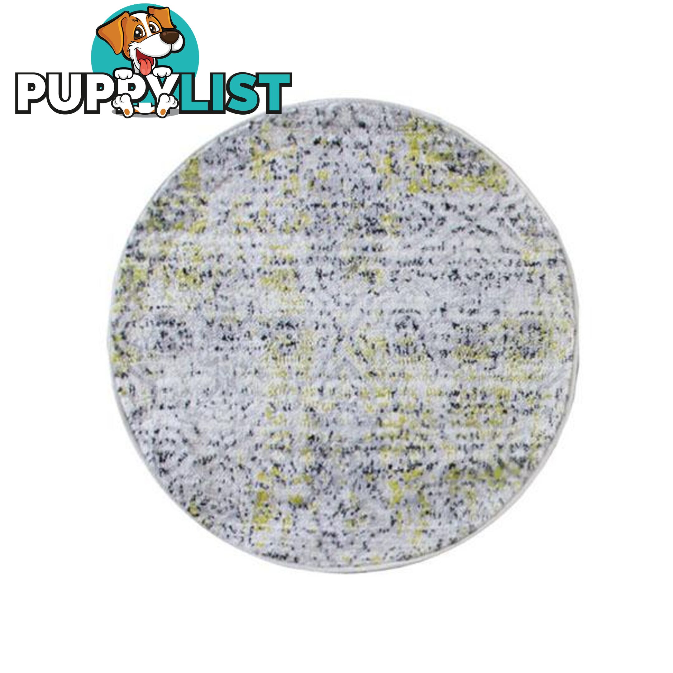 Light Grey Focus Circle Multi Rug 80 X 80 Cm - Unbranded - 7427005893650