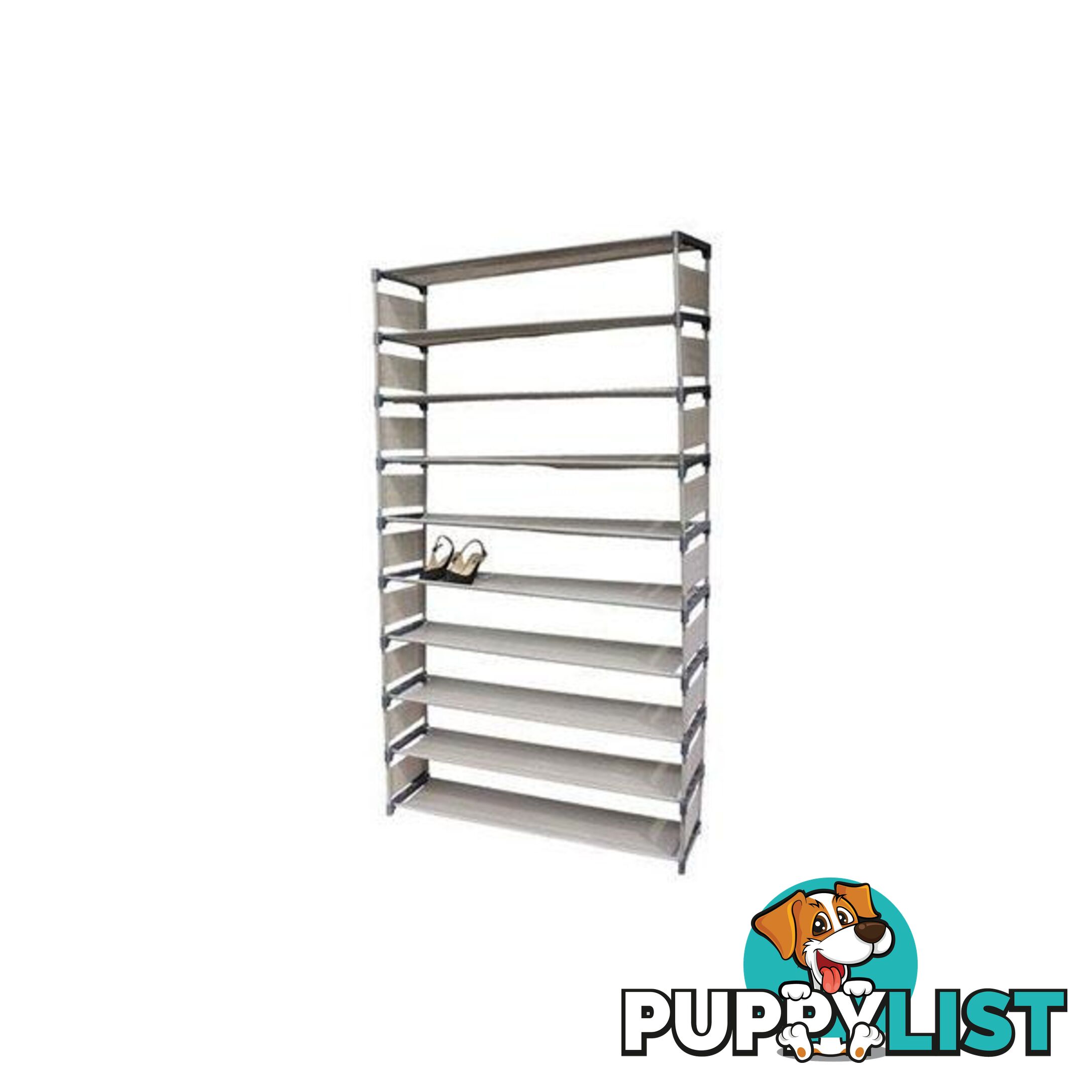 50 Pairs 10 Tiers Shoe Rack - Unbranded - 4326500255334