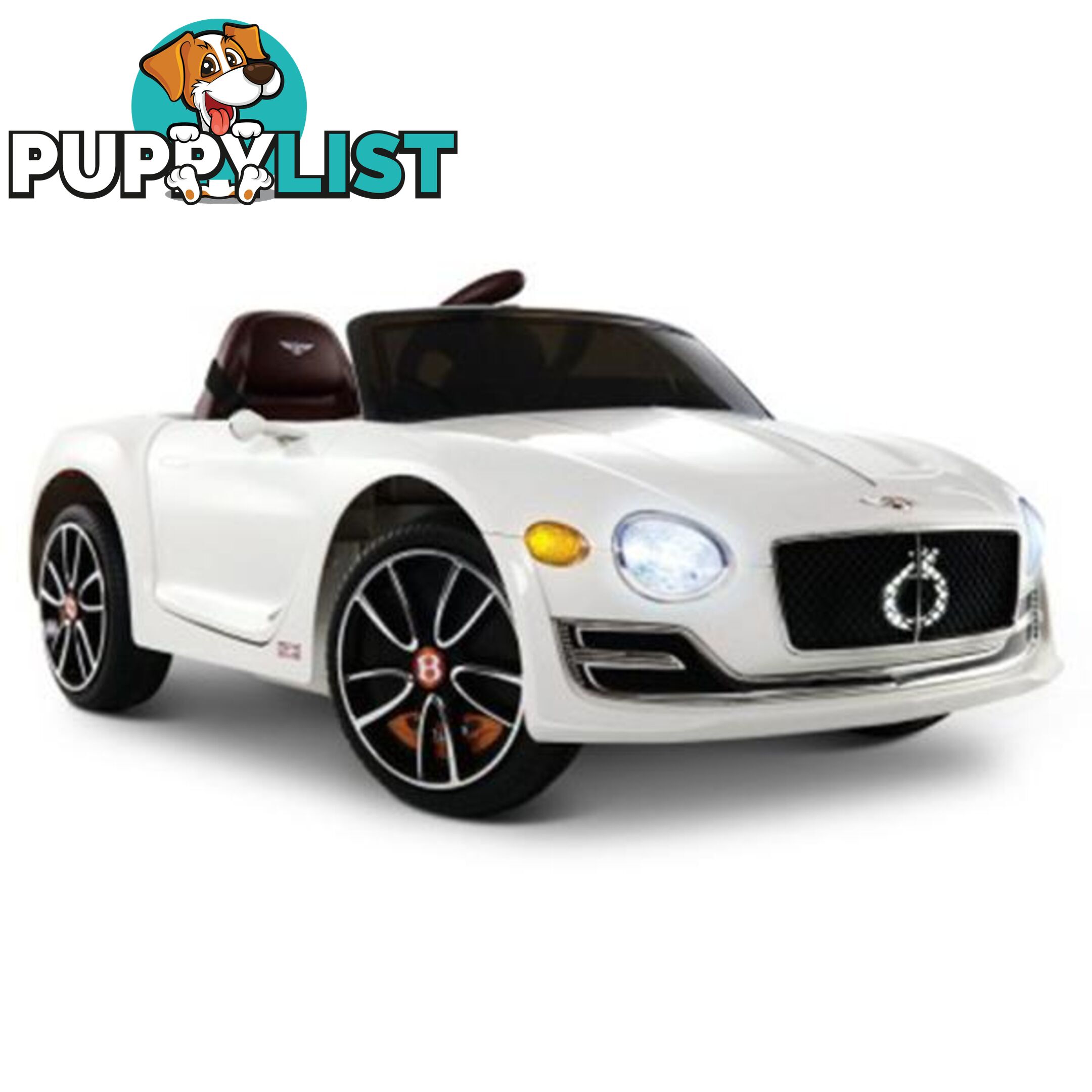 Bentley Style XP12 Electric Toy Car - White - Bentley - 9350062155608