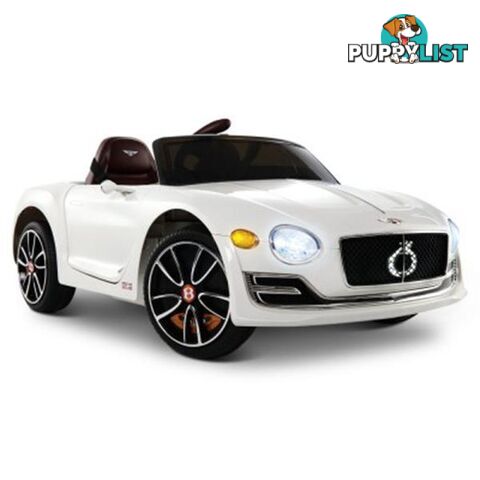 Bentley Style XP12 Electric Toy Car - White - Bentley - 9350062155608