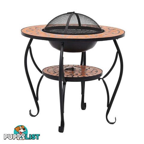 Mosaic Fire Pit Table 68 Cm Ceramic - Unbranded - 8719883733746