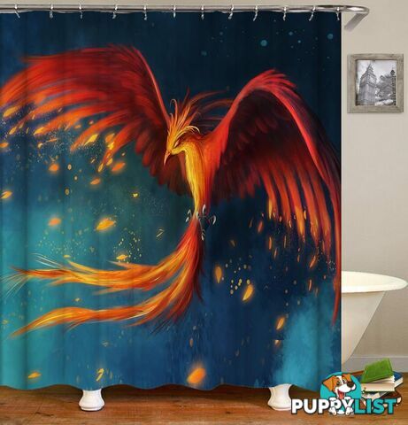 The Magnificent Phoenix Shower Curtain - Curtain - 7427045909977