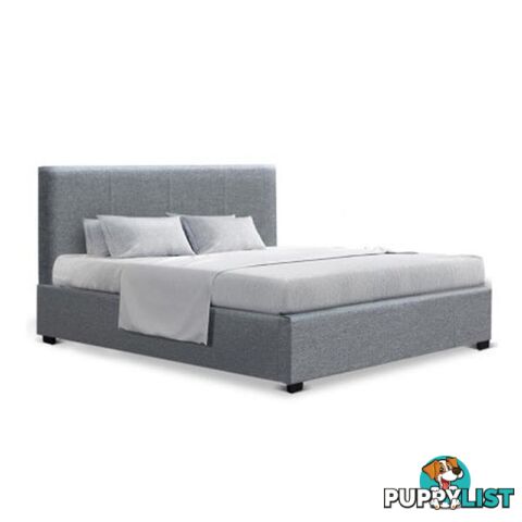 Gas Lift Fabric Bed Frame Grey - Unbranded - 9350062120859