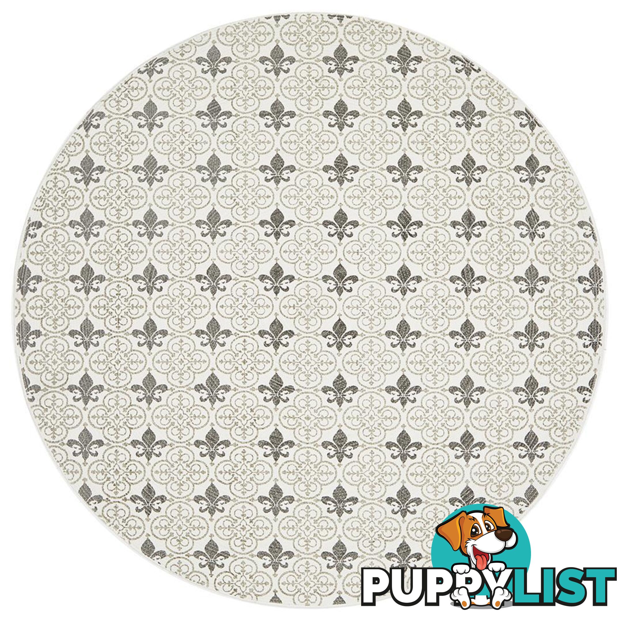 Lunar Mudrit Silver Rug - Unbranded - 9375321853095