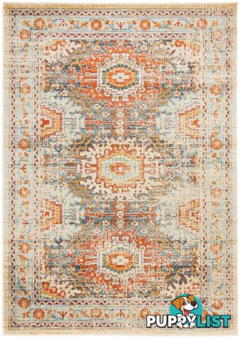 Legacy Mavi Turuncu Rug - Unbranded - 9375321884129