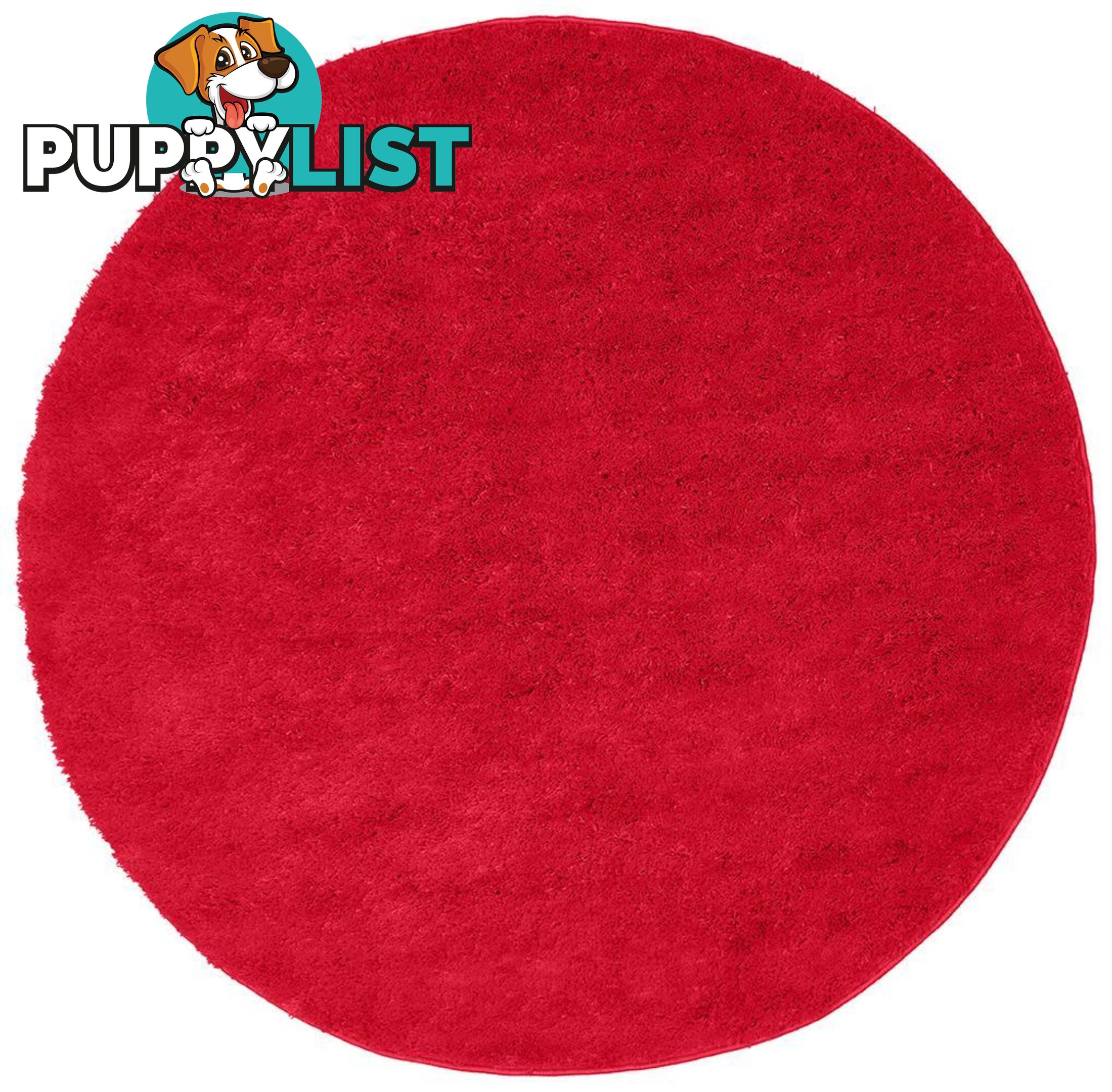 Soho Round Pink Shag Rug - Unbranded - 787976580650