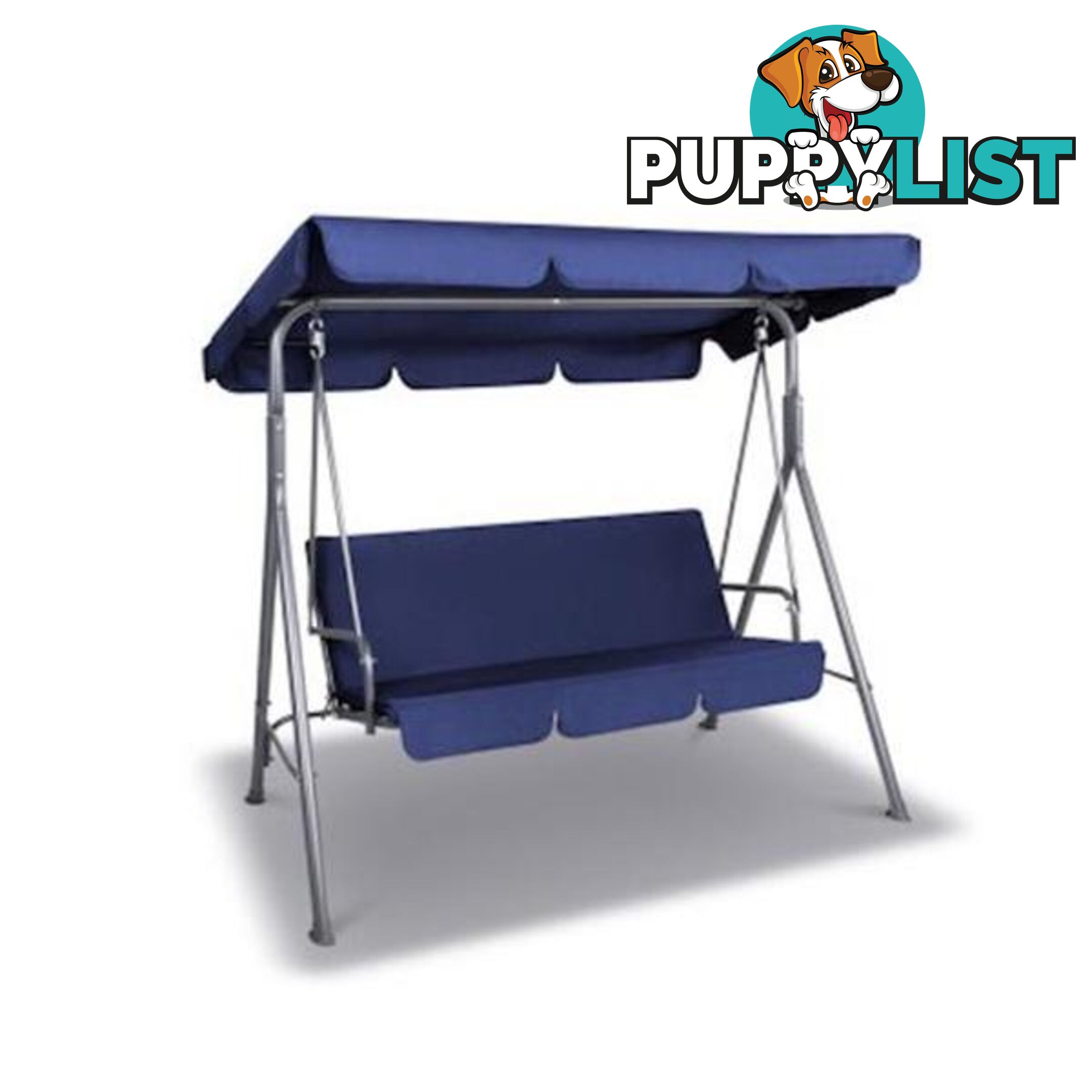 Gardeon Canopy Swing Chair - Navy - Gardeon - 7427046375177