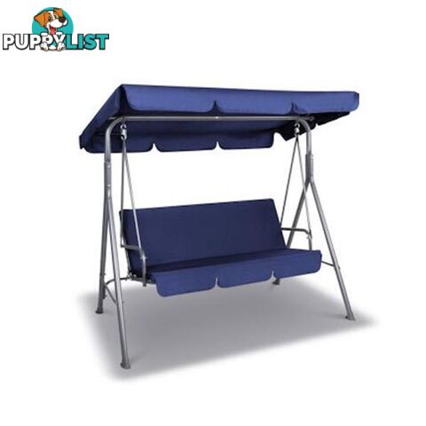 Gardeon Canopy Swing Chair - Navy - Gardeon - 7427046375177