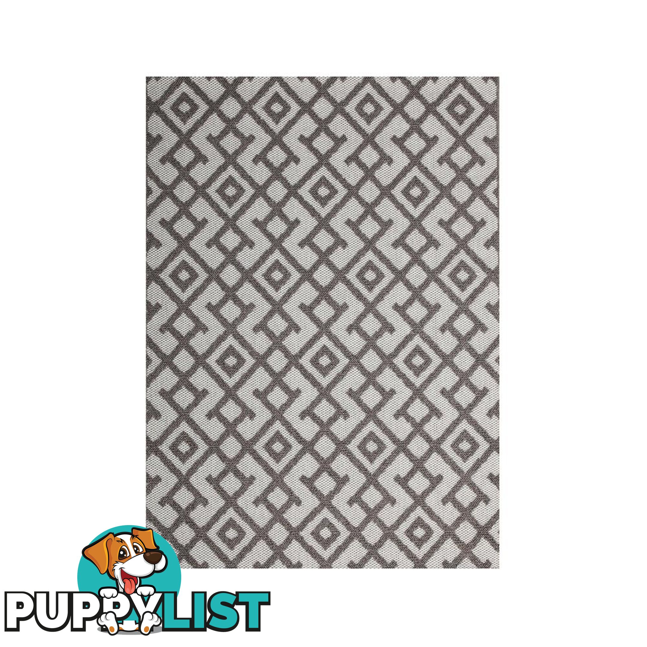 HAWAII GREY DIAMOND SHAPED RUG - Unbranded - 7427046338486