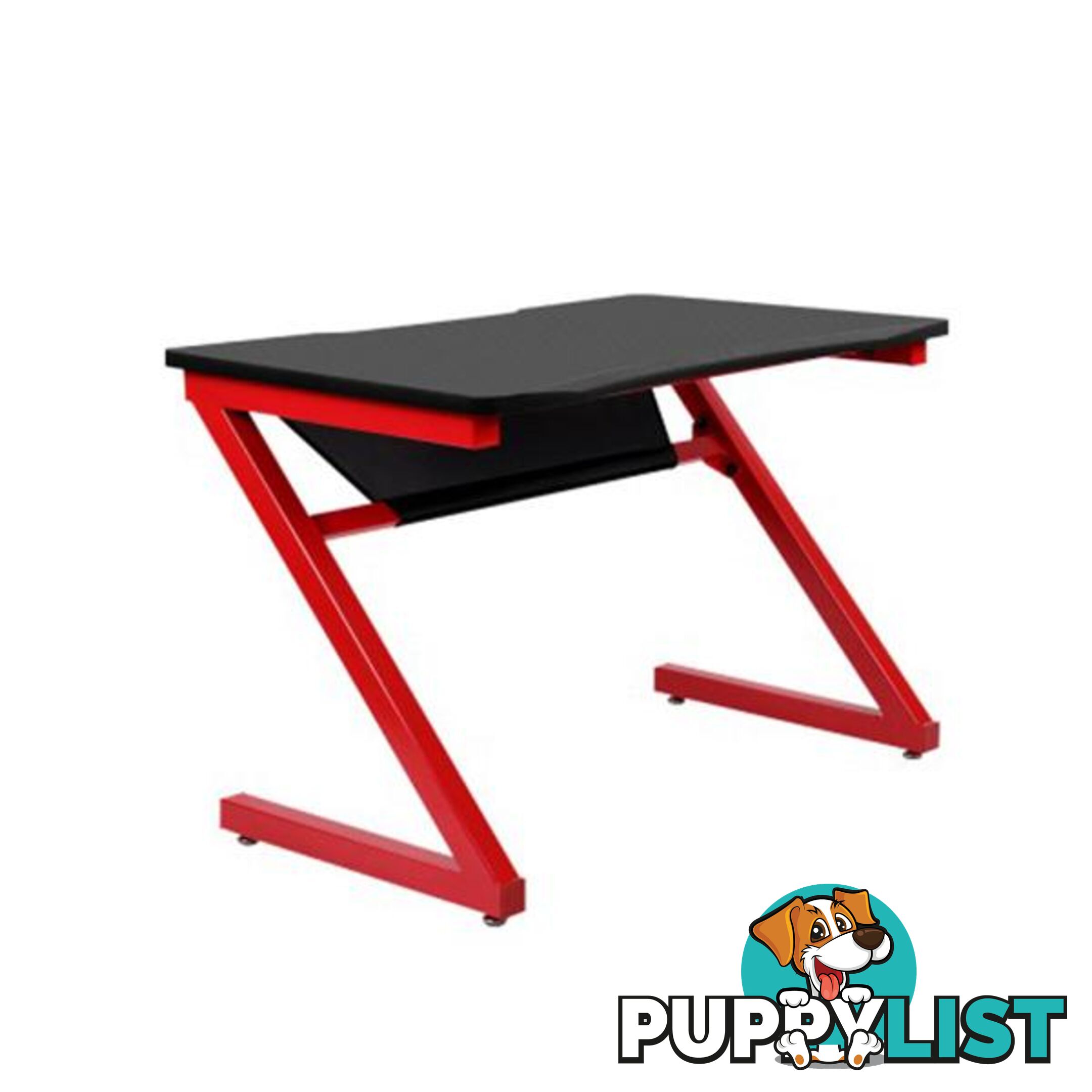 Office Computer Desk Study Gaming Table Racer Desks Laptop Home Red - Artiss - 9355720096743