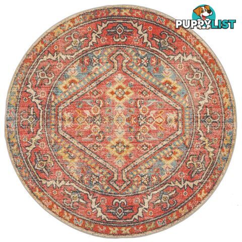 Legacy Round Crimson Rug - Unbranded - 9375321884587