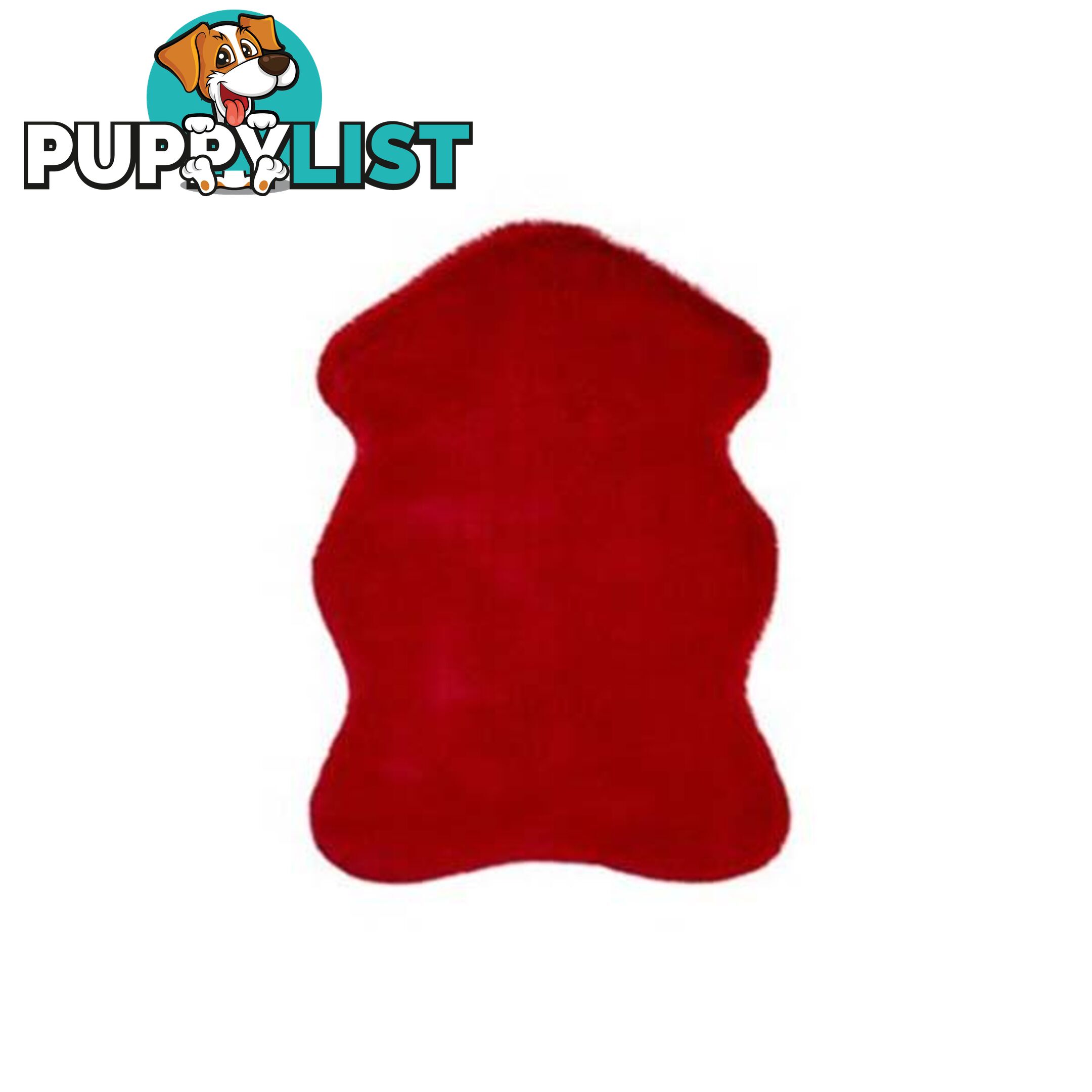 Red Pony Shape Rug 60 X 80 Cm - Unbranded - 7427046195294