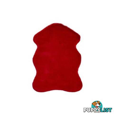 Red Pony Shape Rug 60 X 80 Cm - Unbranded - 7427046195294