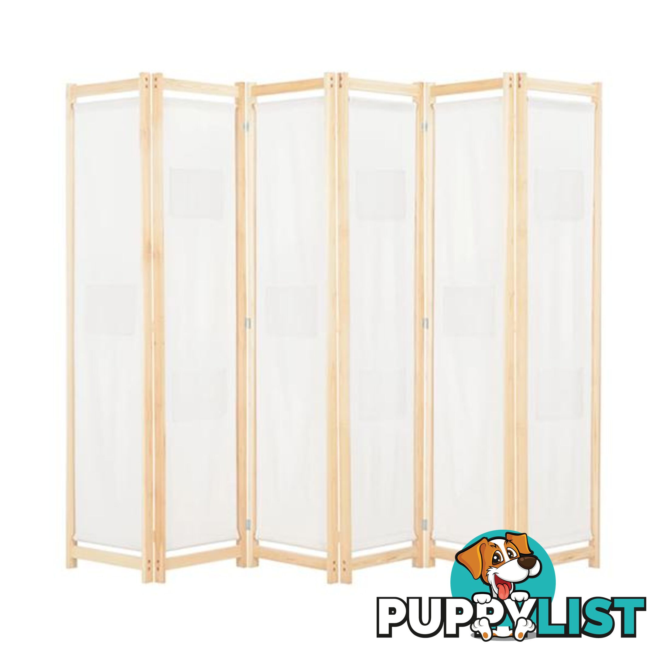 6 Panel Room Divider 240X170X4 Cm Fabric - Unbranded - 787976575939