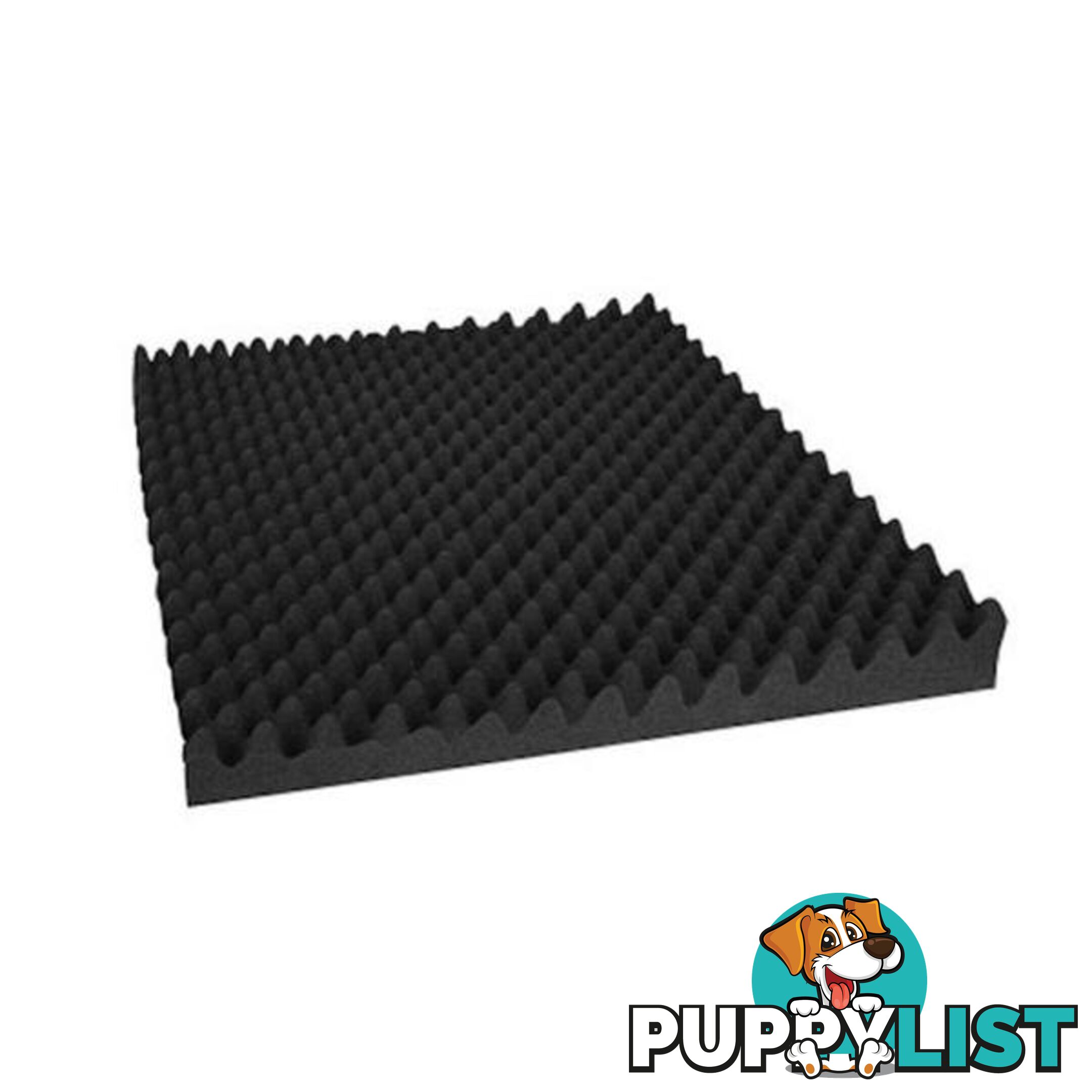 40 Pcs Studio Acoustic Foam 50x50cm Black Eggshell - Unbranded - 7427046375269