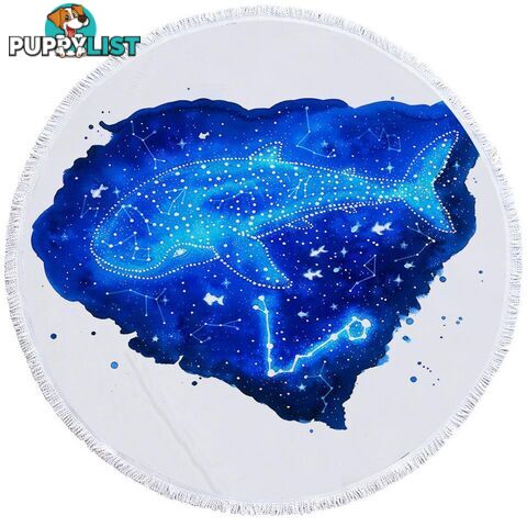 Zodiac Pisces Beach Towel - Towel - 7427046317290