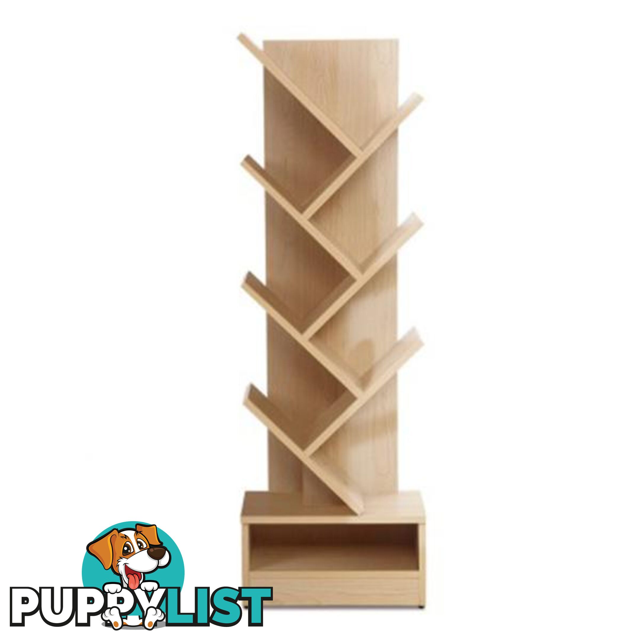 Display Shelf 7 Shelf Tree Bookshelf Book Storage Rack Bookcase - Artiss - 9350062232699