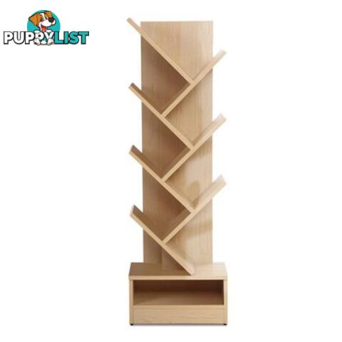 Display Shelf 7 Shelf Tree Bookshelf Book Storage Rack Bookcase - Artiss - 9350062232699