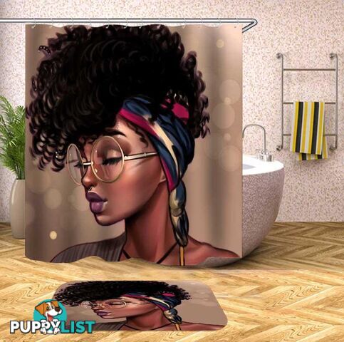 Gorgeous Black Girl Shower Curtain - Curtain - 7427046132763