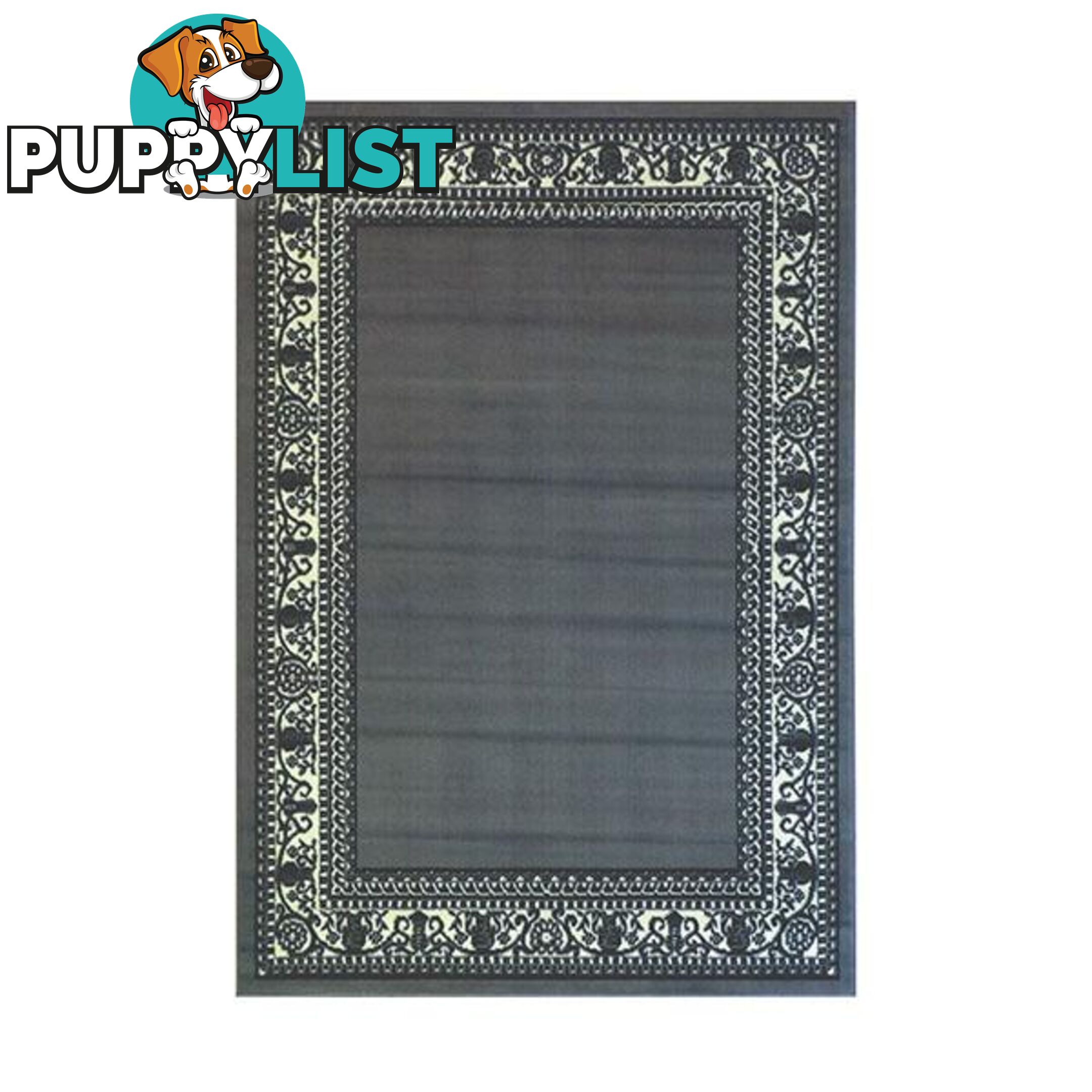 Allure Polypropylene Grey Rug - Unbranded - 9476062074470