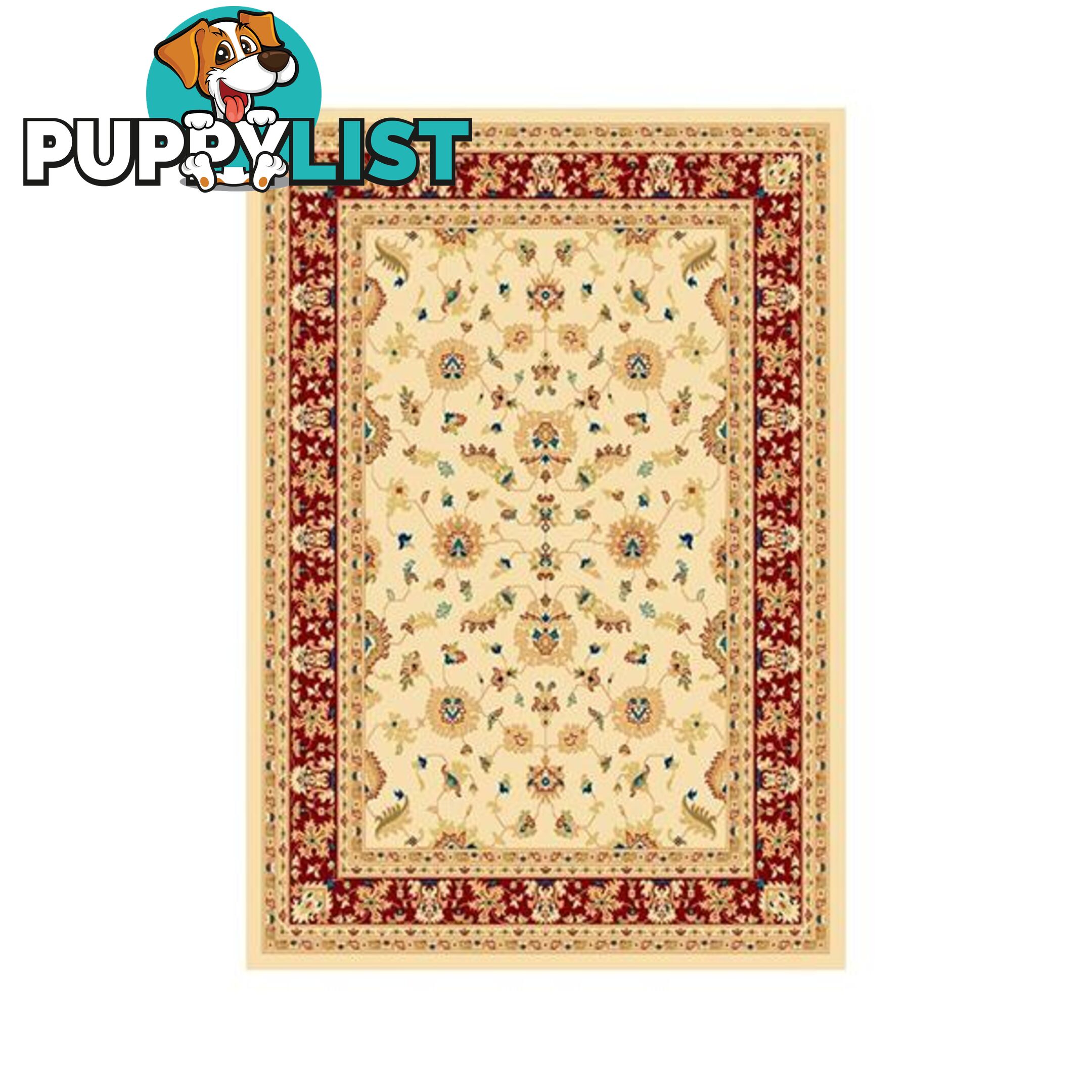 Frieze Ivory Red Marakesh Rug - Unbranded - 7427046164344