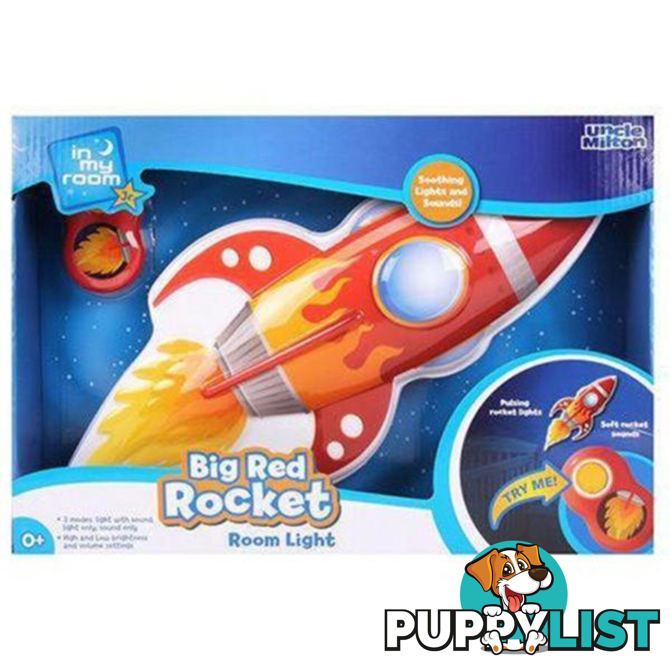 Uncle Milton In My Roomâ¢ Big Red Rocket Room Light - Uncle Milton - 4326500384669