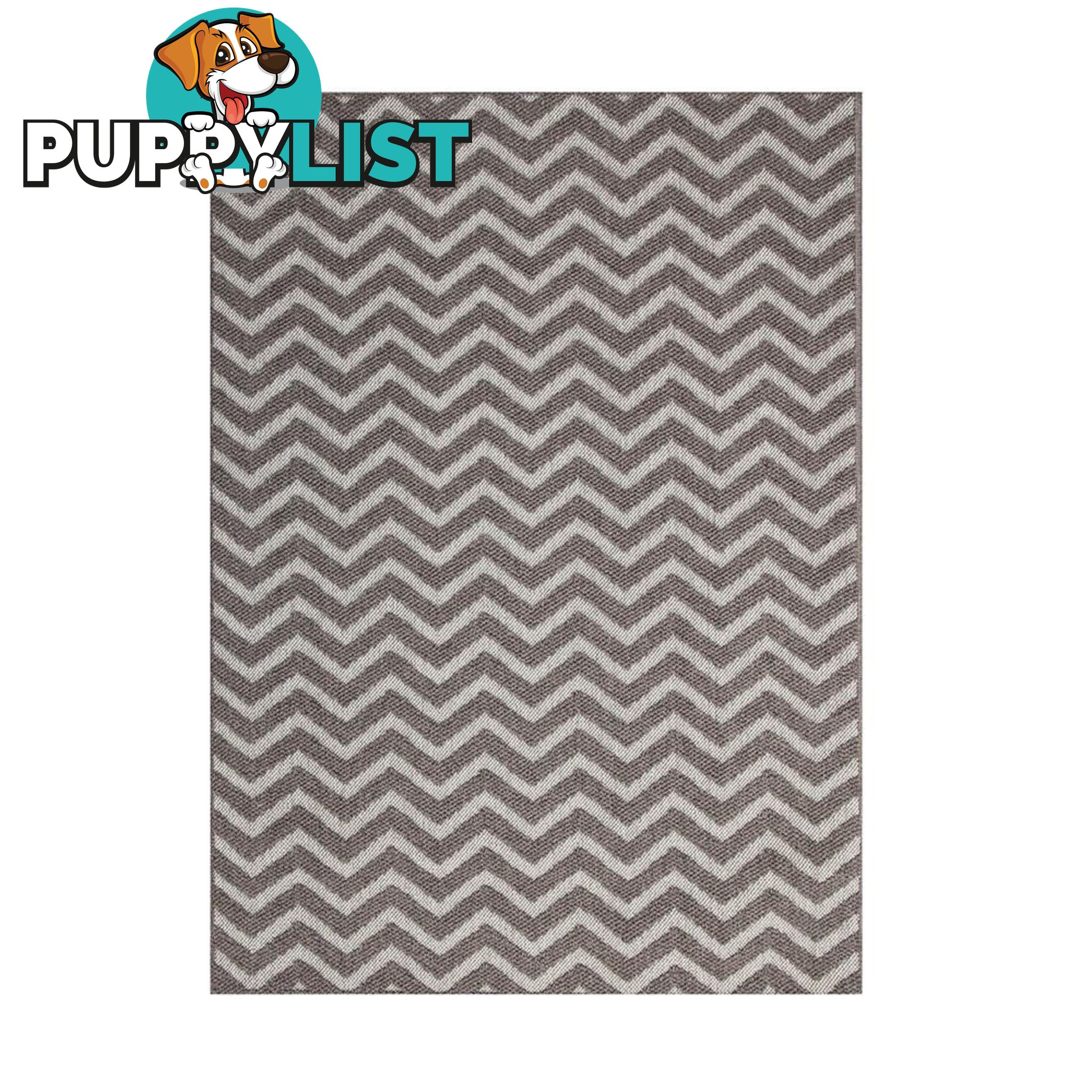 HAWAII GREY IKAT GEOMETRIC RUG - Unbranded - 7427046338660