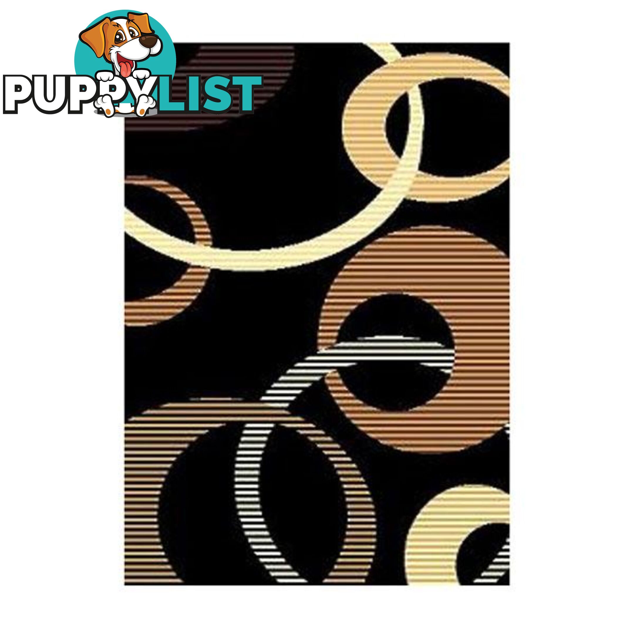 Polypropylene Black Allure Rug 240 X 320 Cm - Unbranded - 9476062127961