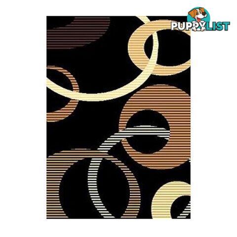 Polypropylene Black Allure Rug 240 X 320 Cm - Unbranded - 9476062127961