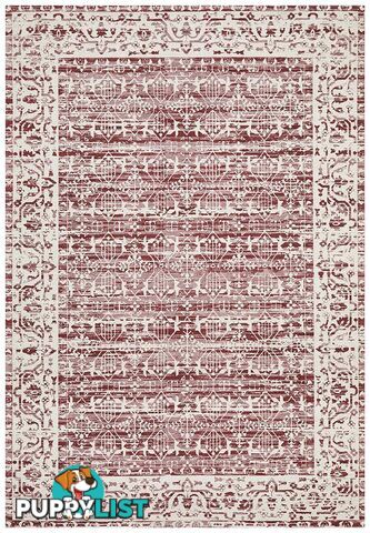 Magnolia Border Rose Rug - Unbranded - 9375321879859