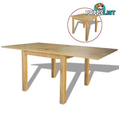 Extendable Table Oak 170 x 85 x 75 Cm - Unbranded - 4326500437747