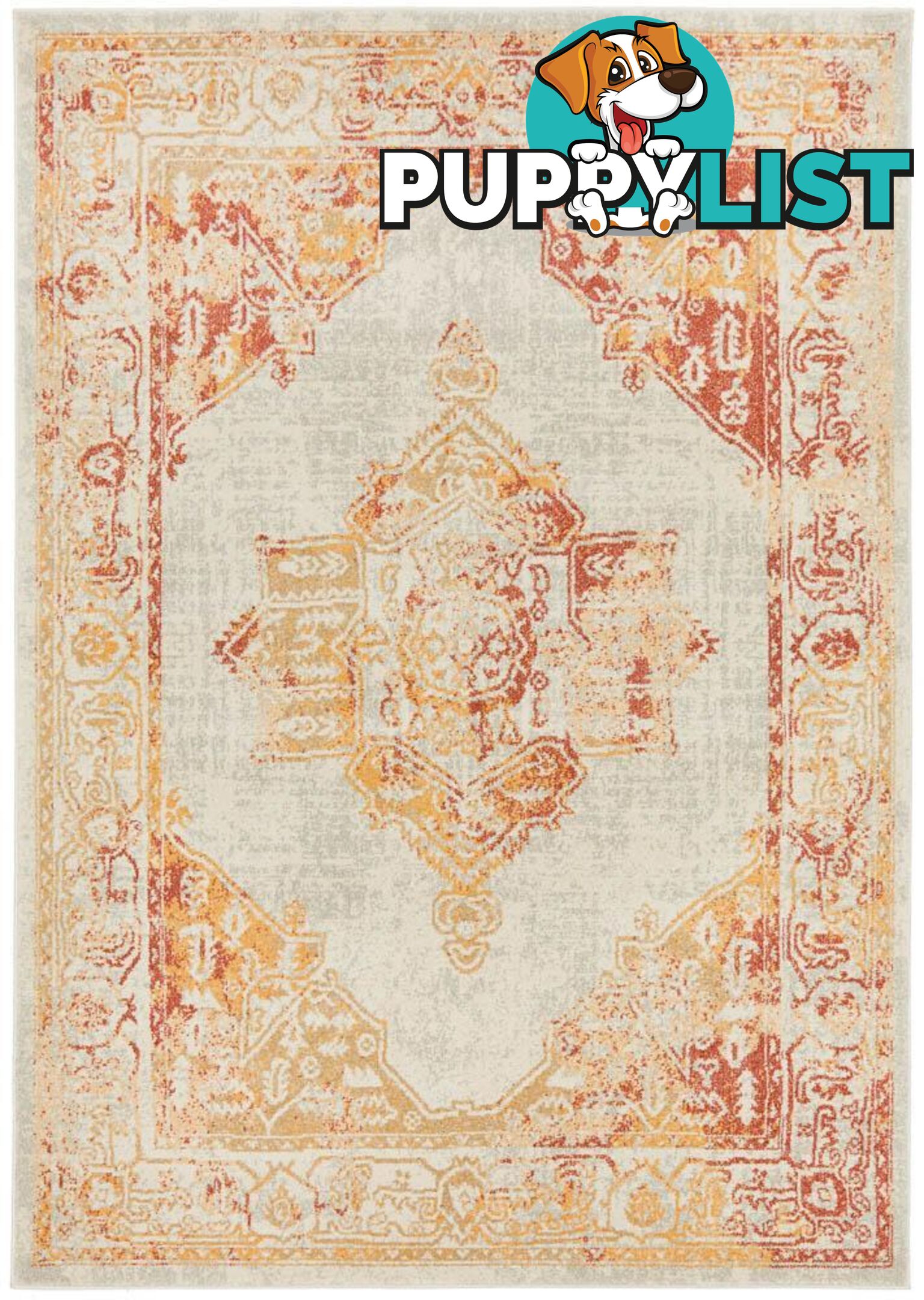 Avenue Yellow Sunset Rug - Unbranded - 9375321883054