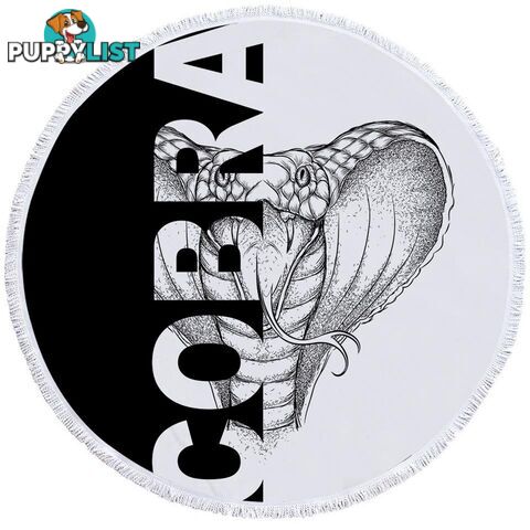 Cobra Beach Towel - Towel - 7427046344210