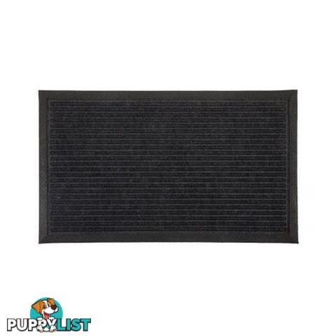 Ellora Charcoal Polypropylene Doormat - Unbranded - 787976635558