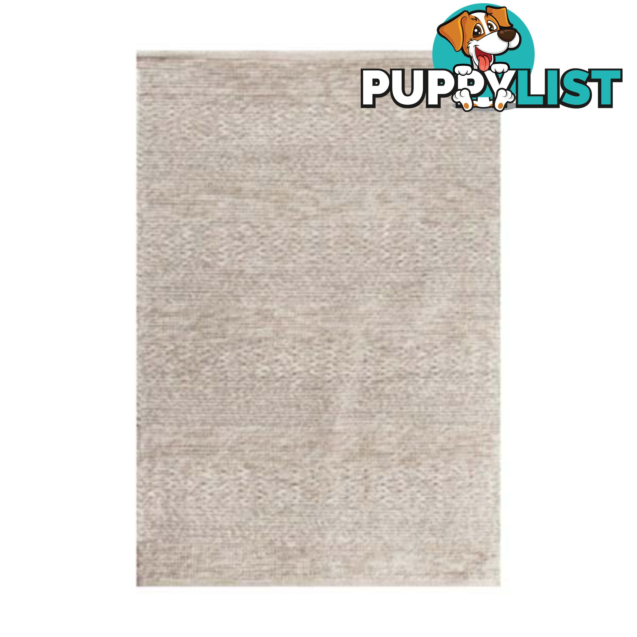 Oatmeal Sumak Wool Flatwoven Rug - Unbranded - 7427046216395