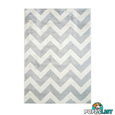 Jasper Chevron Grey White Rug - Unbranded - 7427005889141