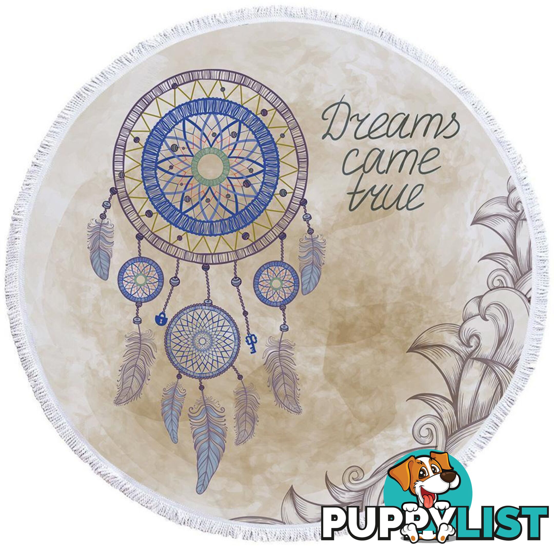 Inspirational Dream Catcher Beach Towel - Towel - 7427046321440