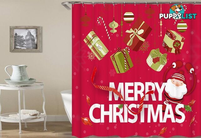 Merry Christmas Ornaments Shower Curtain - Curtain - 7427046022095