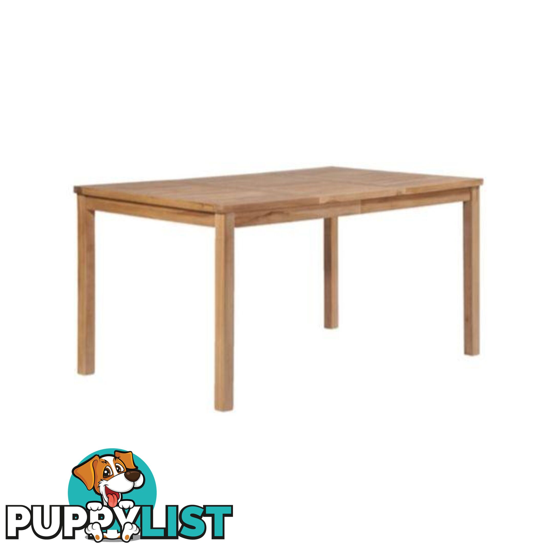 Outdoor Dining Table 150 X 90 X 77 Cm Solid Teak Wood - Dining Table - 787976574345