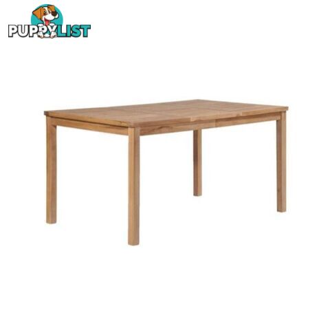 Outdoor Dining Table 150 X 90 X 77 Cm Solid Teak Wood - Dining Table - 787976574345