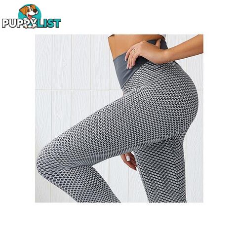 Mesh Knitting Yoga Pants High Waist Gym - Unbranded - 787976605674