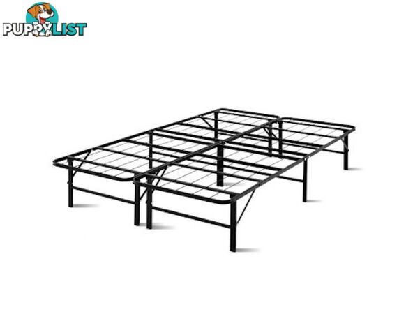 Double Foldable Metal Bed Frame - Artiss - 9350062180983