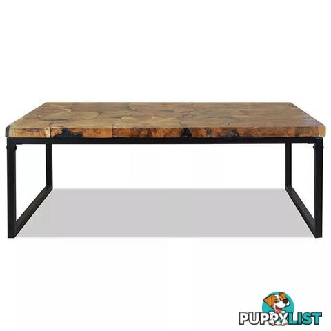 Teak Resin Coffee Table 110x60x40cm - Unbranded - 787976582302