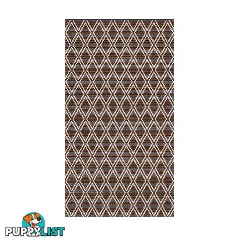 Polypropylene Brown Trendz Rug - Unbranded - 787976628352