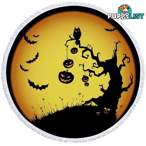 Scary Halloween Beach Towel - Towel - 7427046325257